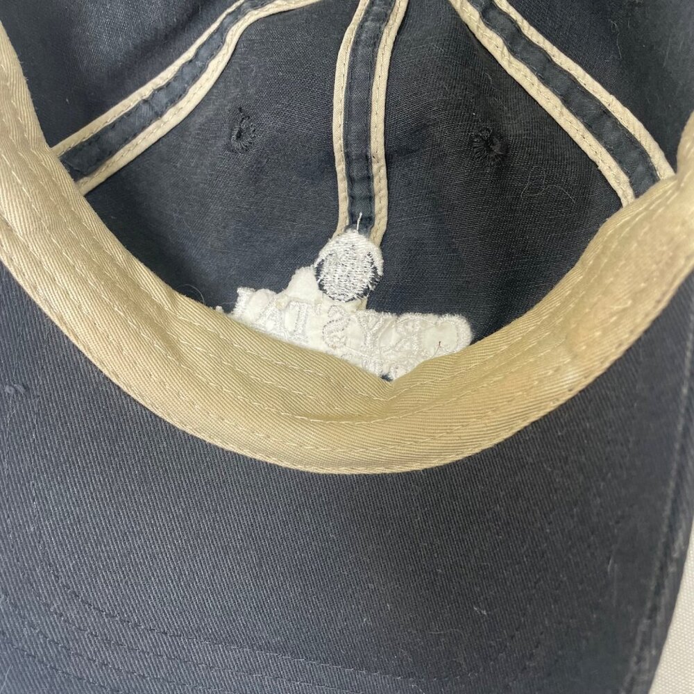 Crystal Mountain Ski Golf Resort Staff Washed Out Black Baseball Cap By Ahead - Picture 11 of 12